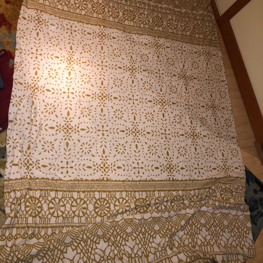 Urban outfitters gold Duvet cover